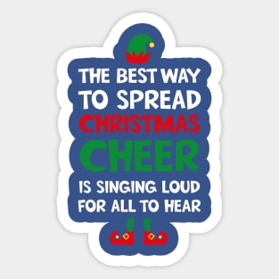 Christmas Cheer Elf Movie Sticker